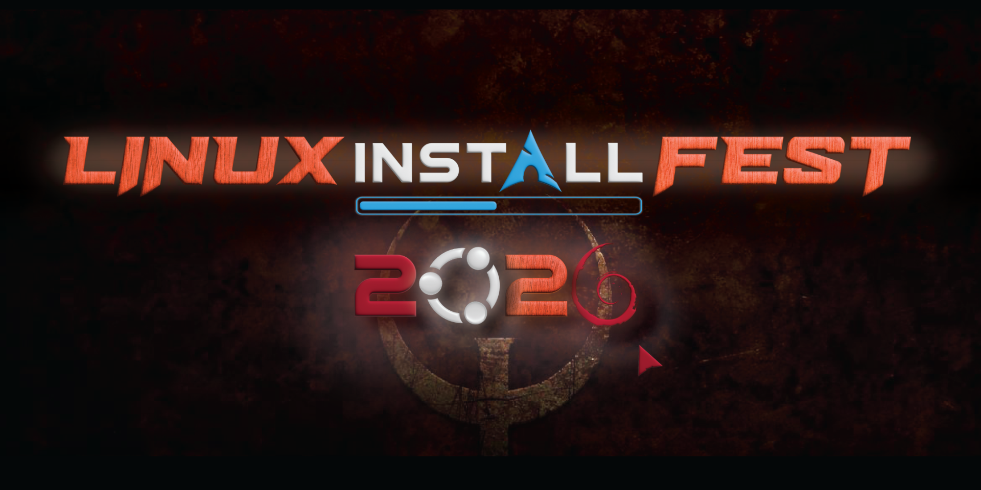 Linux Install Fest 2026 eventbrite banner