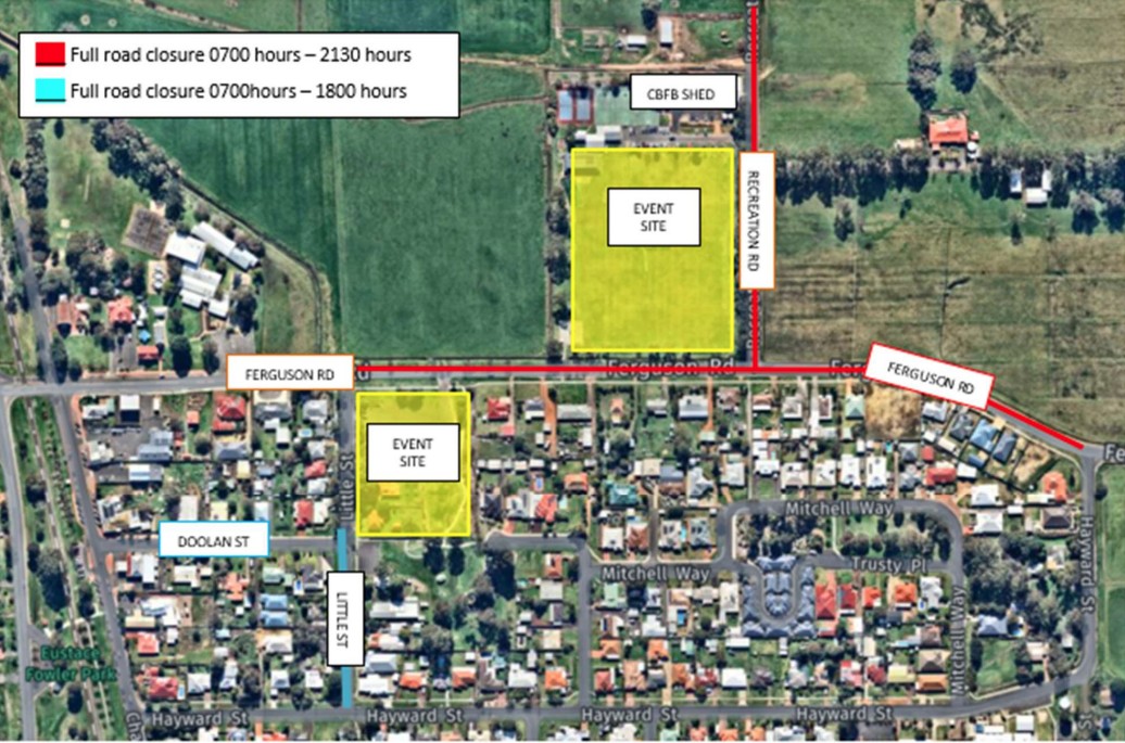Road Closure Map 
