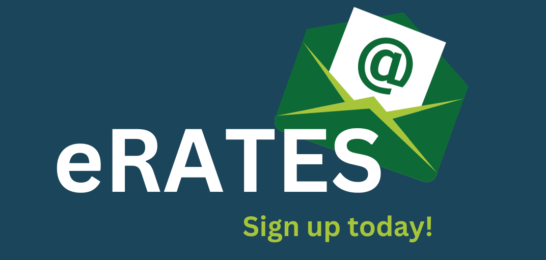 Register for eRates Image