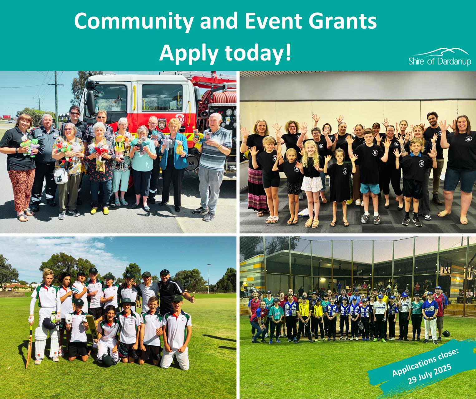 Community and Event Grants now open