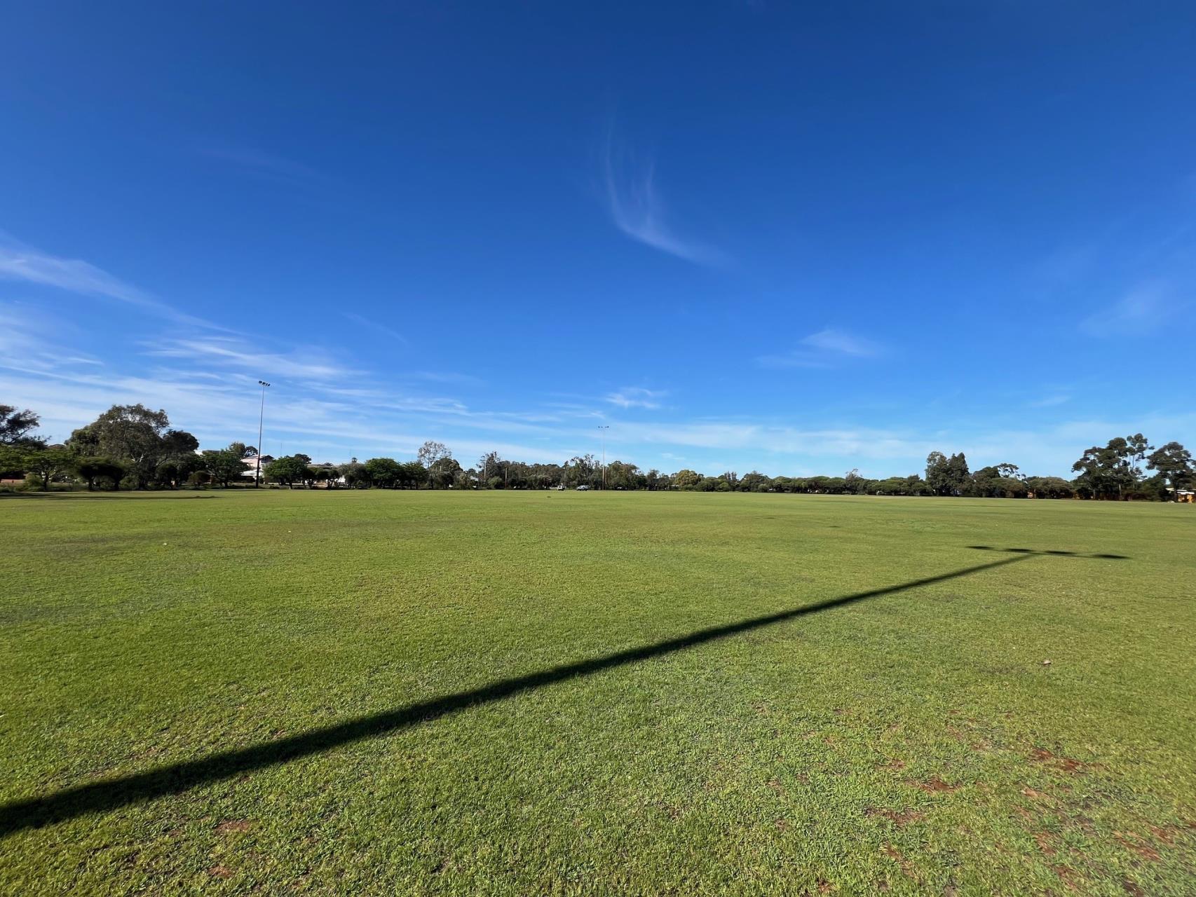 Topdressing works at Eaton Oval and Glen Huon Oval 