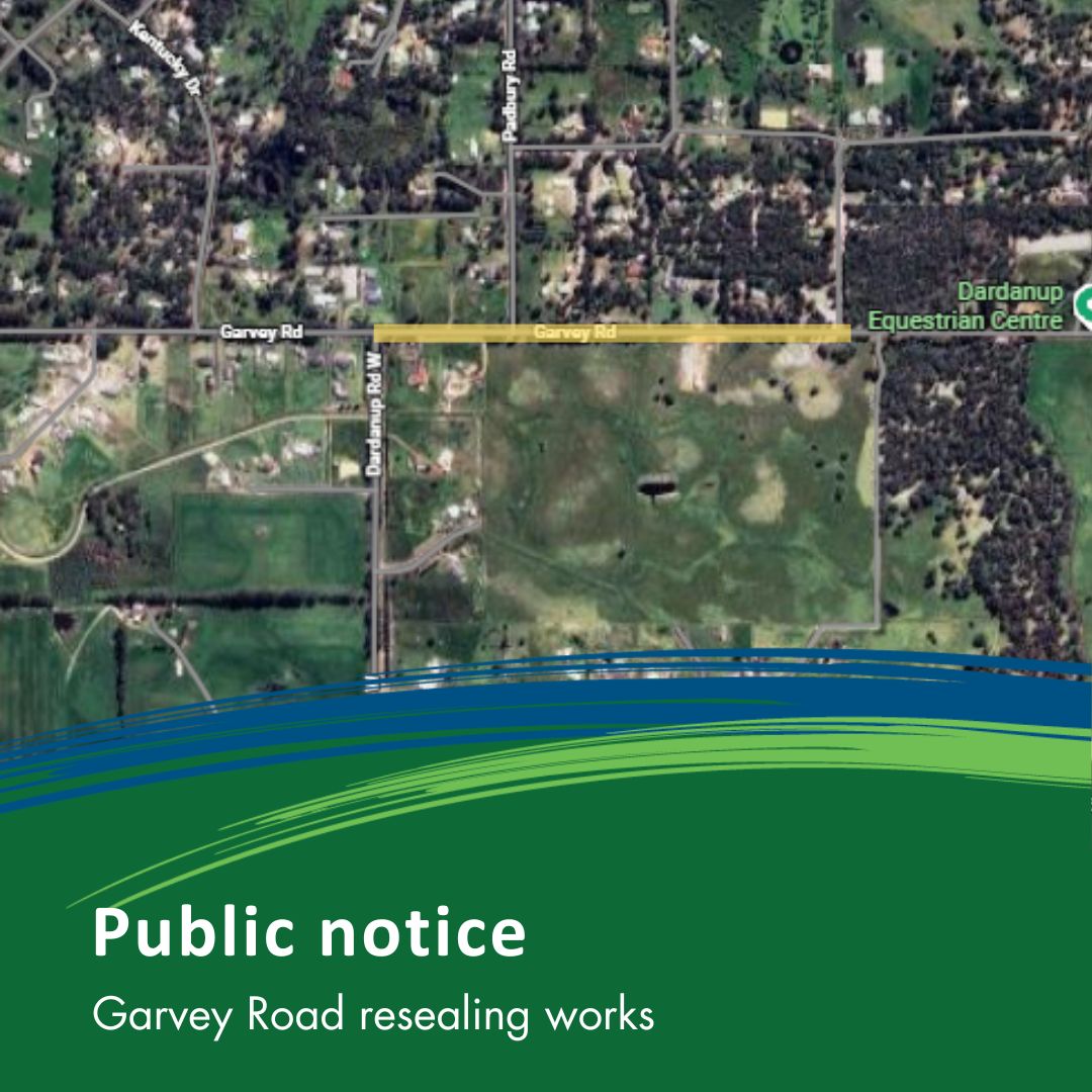Garvey Road reseal works: temporary road closures