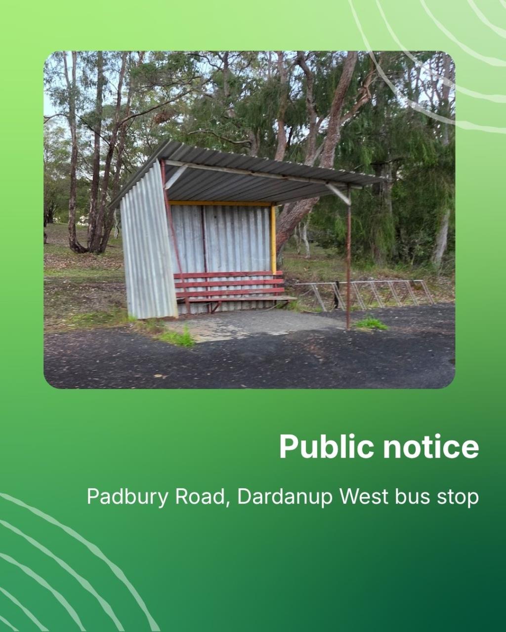 Padbury Road bus stop removed, replacement planned