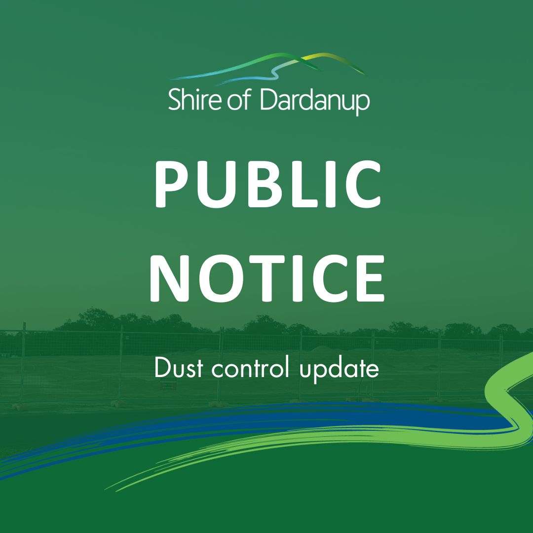 Shire acts on community dust concerns