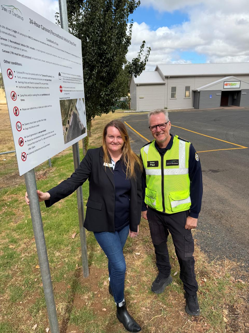 Trial RV, caravan stopover to welcome Ferguson Valley visitors
