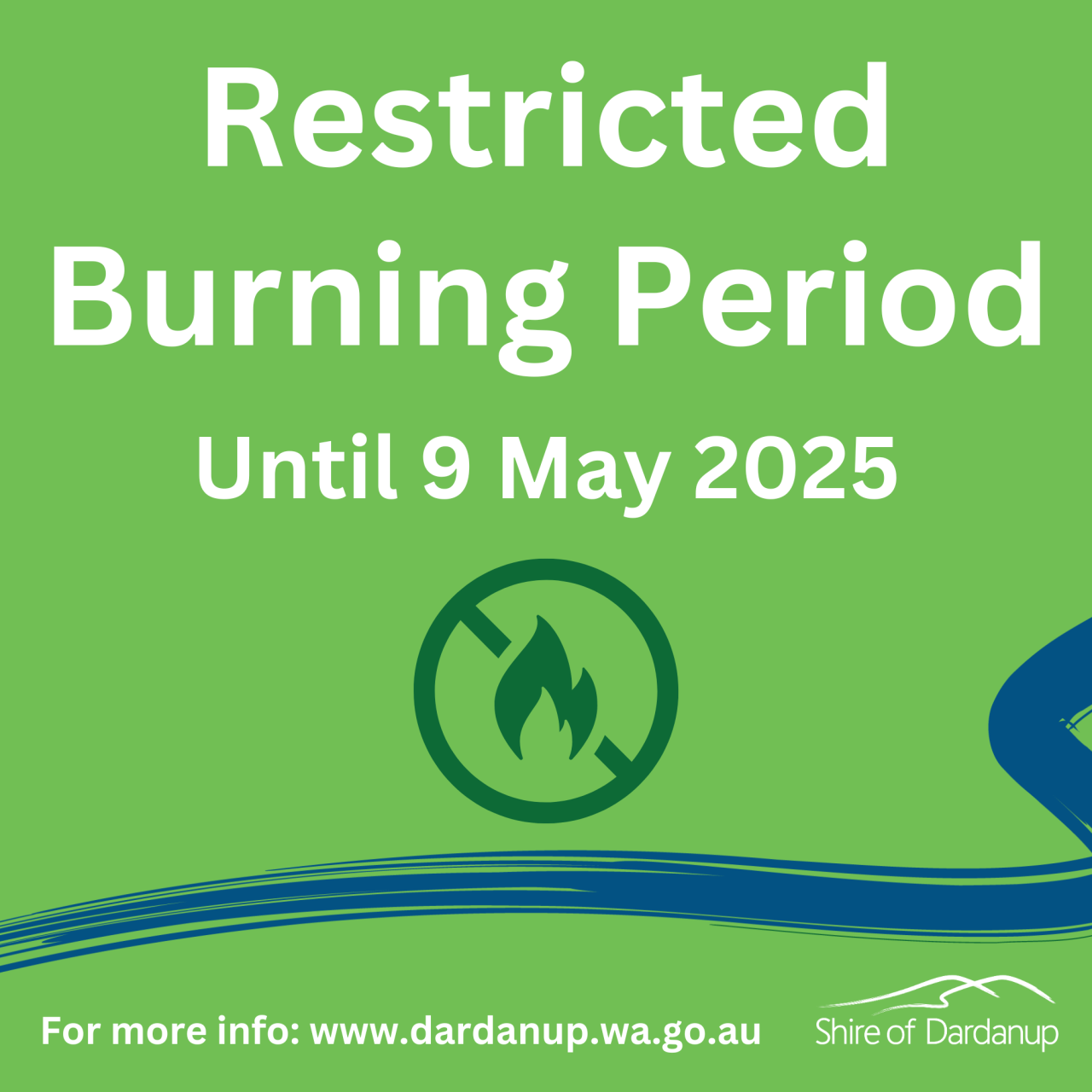 Shire enters Restricted Burning Period