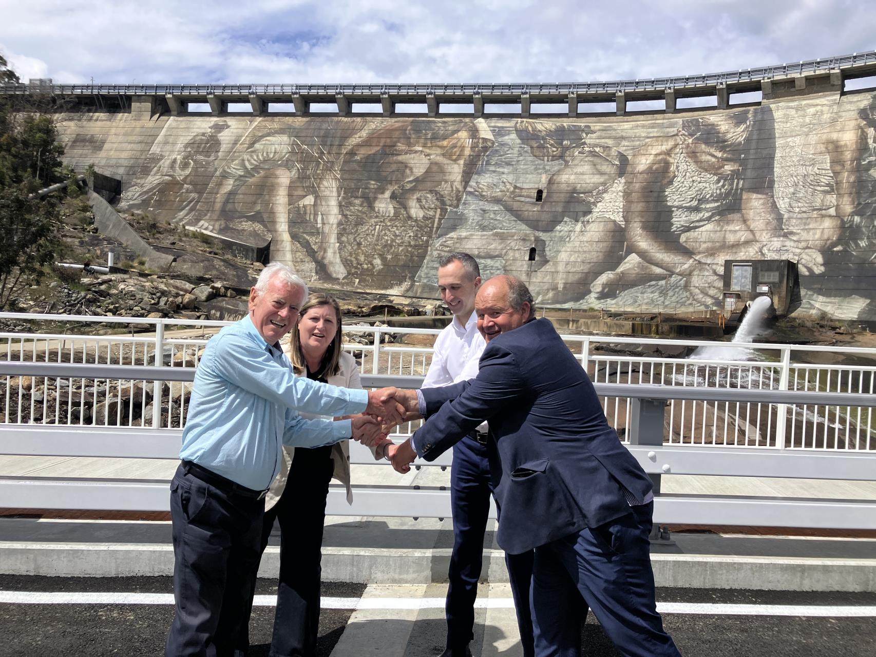 New Wellington Dam road bridge now open