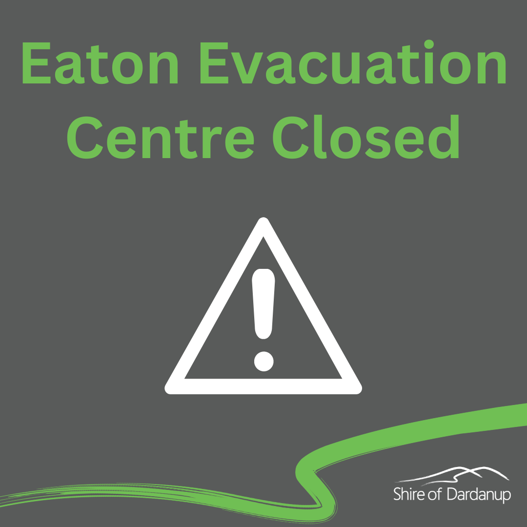 Emergency Evacuation Centre at the Eaton Recreation Centre has been closed.