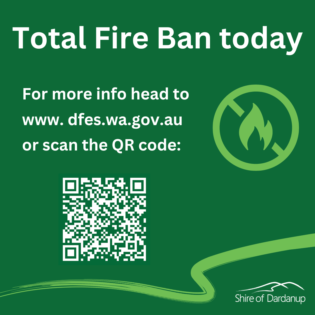 Total Fire Ban continues