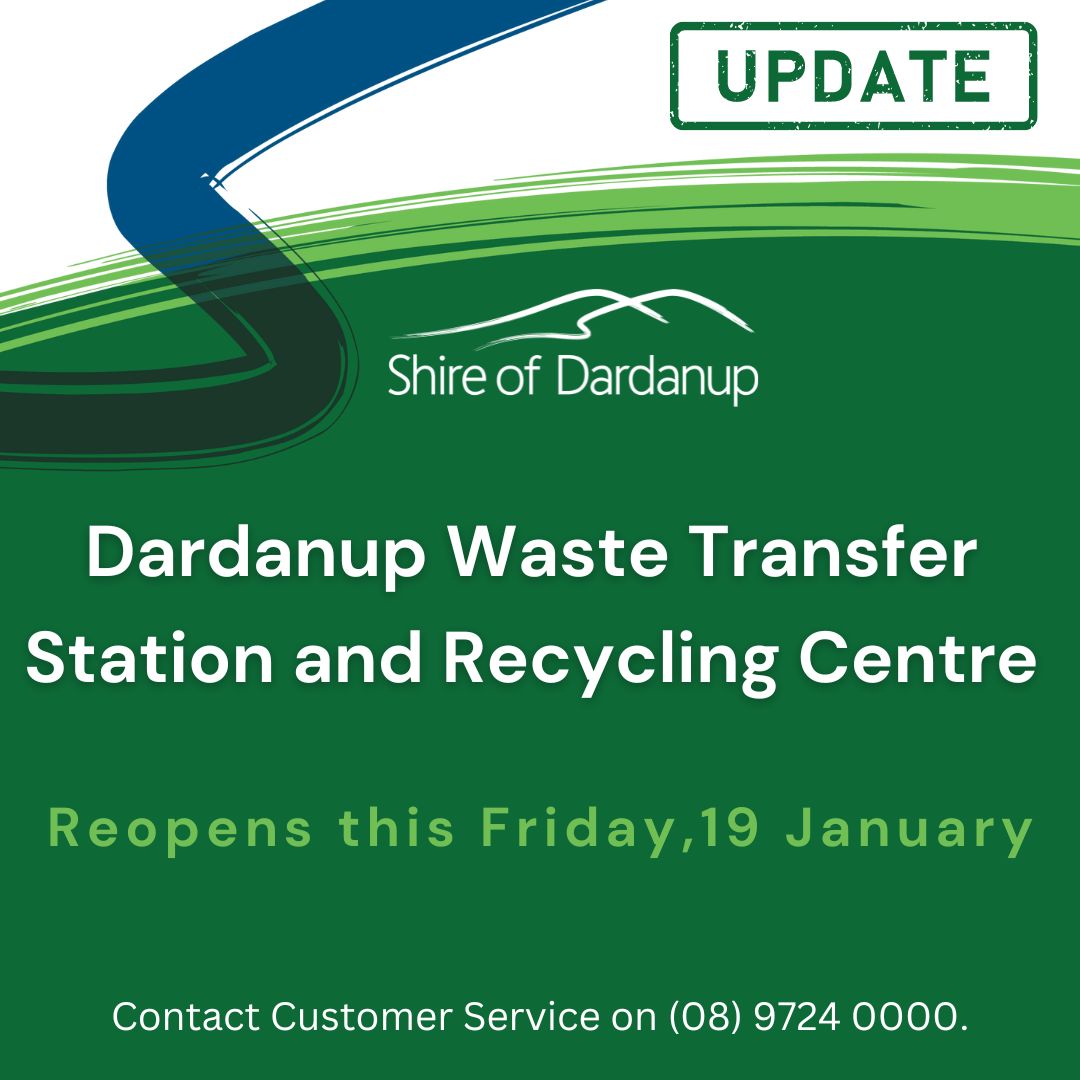 Dardanup Waste Transfer Station closed until Friday